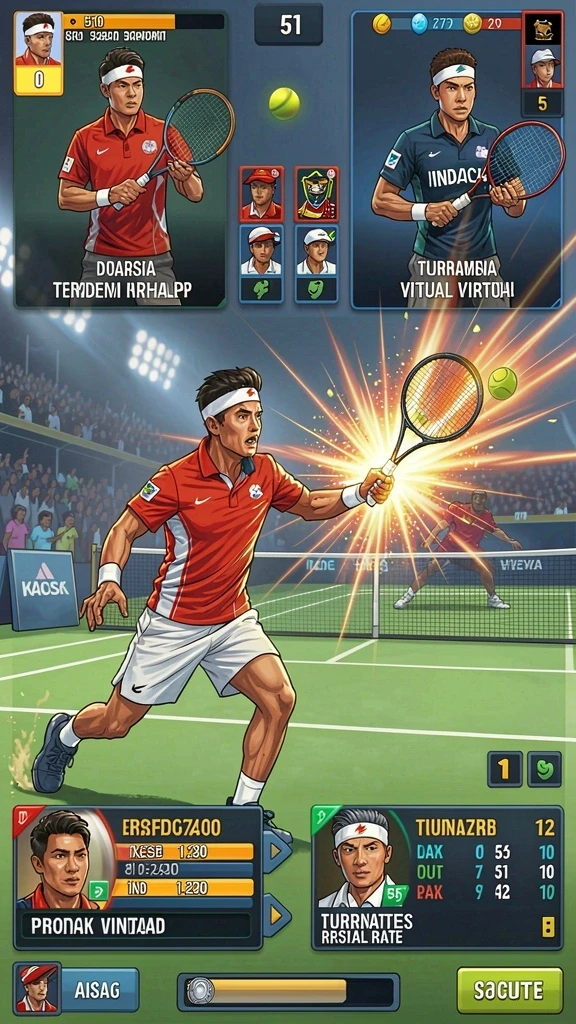 55rt - Screenshot menggambarkan aksi seru saat bermain multiplayer.