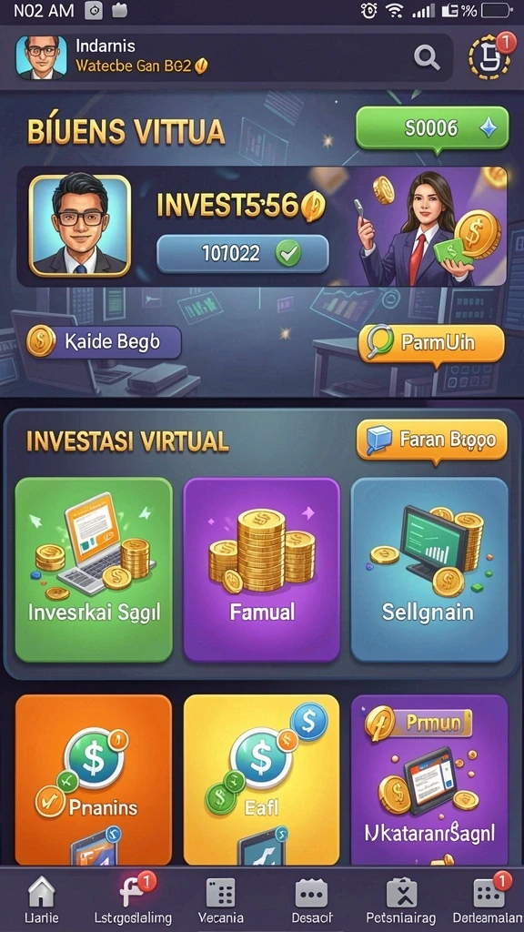 73k - Tampilan awal permainan 73K yang menarik.