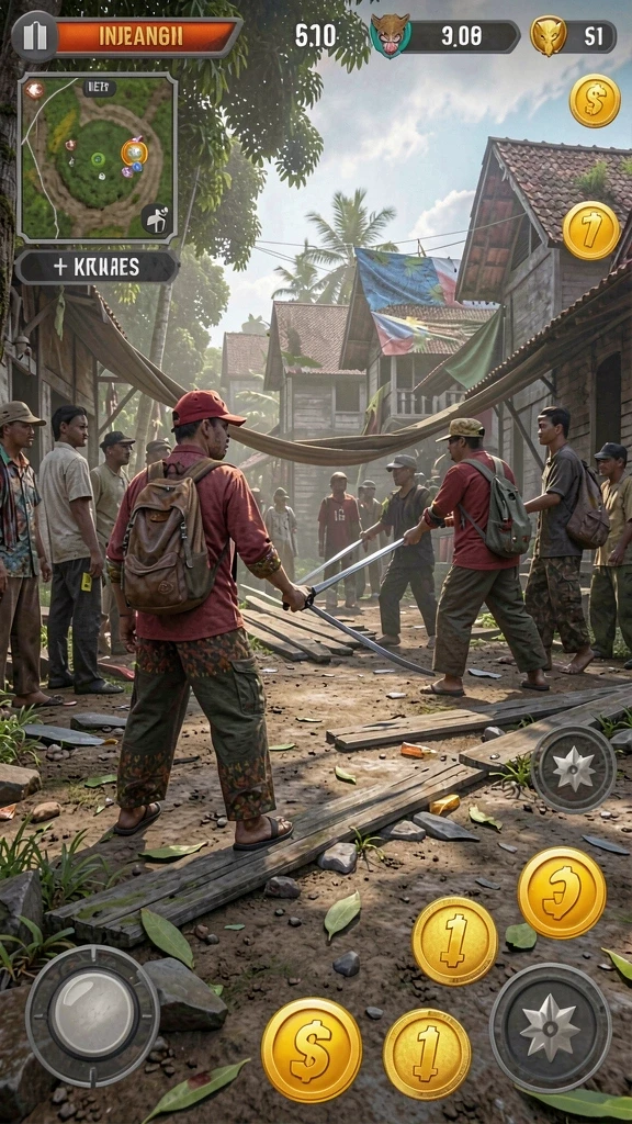indaaa - Karakter dalam game yang unik dan menarik.