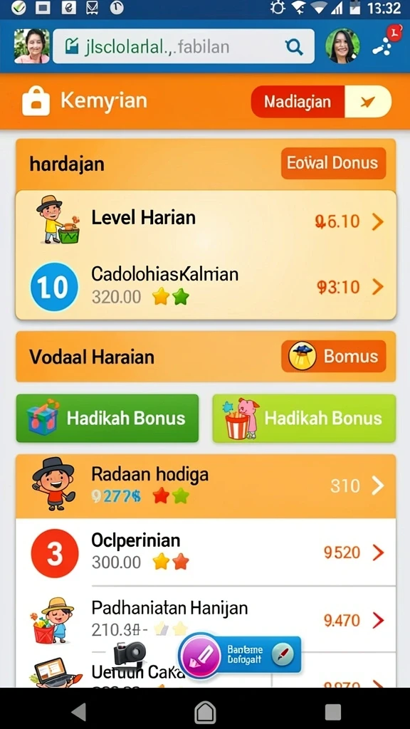 rp99 - Fitur sosial untuk berinteraksi dengan pemain lain.